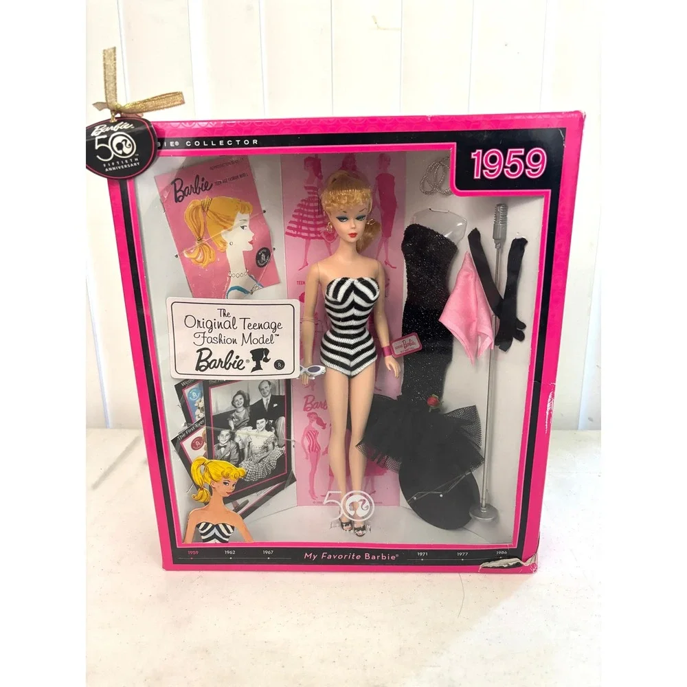 2009 My Favorite Barbie 1959 Reproduction 50th Anniversary N4974 NRFB